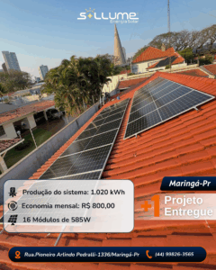 sollume-Residencial 16 painéis